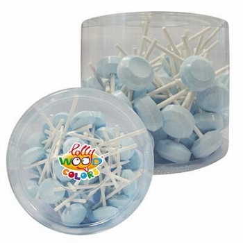 Lollywood Dextrose Lollies Blauw 500 gram (± 50 lollies)