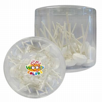 Lollywood Dextrose Lollies Wit 500 gram (± 50 lollies)