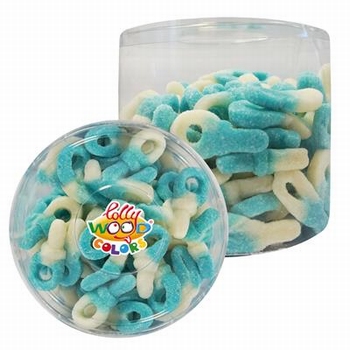 Lollywood Colors Zure Tutters Wit/Blauw 1,2 kg