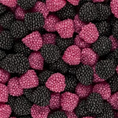 Berries Zwart/Rood Haribo 1 kg