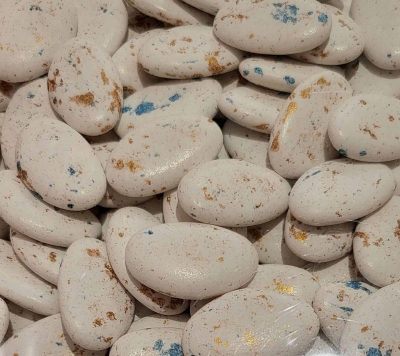 Suikerbonen Marbre GOUD / BLAUW 1 kg  [EXCLUSIEF BIJ DE SNOEPERIE]